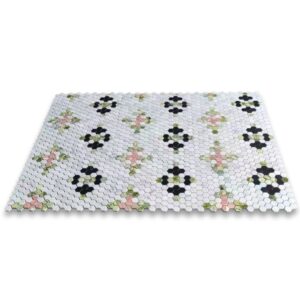 c31f79xp-carrara-white-marble-1-inch-hexagon-starlight-mosaic-tile-w-norwegian-rose-pink-polished_02